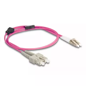 DeLOCK Kabel światłowodowy LC Duplex na SC Duplex OM4 1 m