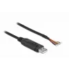 adapter kablowya USB 2.0 Typ-A na Serial RS-232 DeLOCK 90416