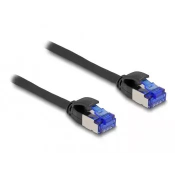 DeLOCK RJ45 Kat.6A S/FTP cienki kabel sieciowy 5m Czarny