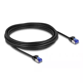 DeLOCK RJ45 Kat.6A S/FTP cienki kabel sieciowy 5m Czarny