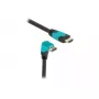 Kabel HDMI DeLOCK 86992 2m HDMI Typ A Standard Czarny Niebieski
