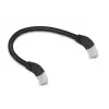 Kabel sieciowy DeLOCK RJ45 Cat.6A S/FTP 45° w dół 0,25 m czarny