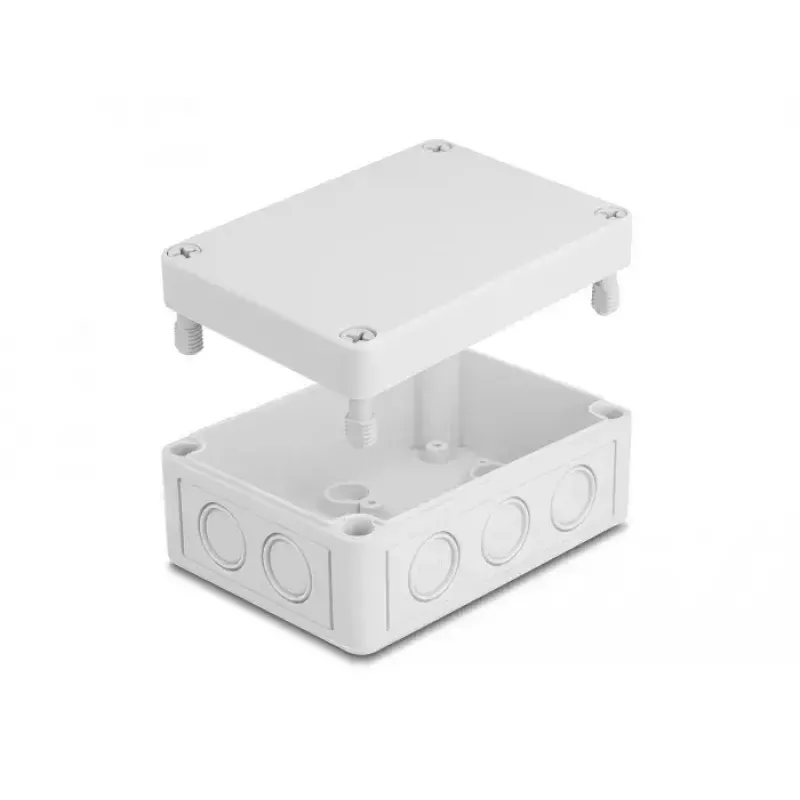 Obudowa instalacyjna DeLOCK 130 x 93 x 57 mm szara ABS zewnętrzna