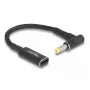 adapter kablowya DeLOCK USB Type-C żeński na HP 4.8 x 1.7 mm męski 90° 15 cm