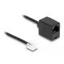 Kabel telefoniczny DeLOCK RJ11 wtyk do RJ45 gniazdo czarny 5 m