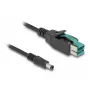 Kabel DeLOCK PoweredUSB męski 12 V na DC 5.5 x 2.5 mm męski 3 m