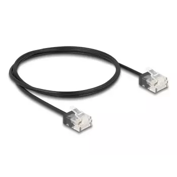Kabel sieciowy DeLOCK RJ45 Kat.6 UTP 1m Czarny