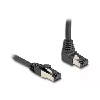 Kabel sieciowy DeLOCK RJ45 kat. 8.1 90° 3 m czarny