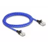 Kabel sieciowy DeLOCK RJ45 2m Cat6A U/FTP niebieski