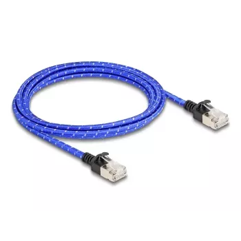 Kabel sieciowy DeLOCK RJ45 2m Cat6A U/FTP niebieski