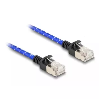 Kabel sieciowy DeLOCK RJ45 2m Cat6A U/FTP niebieski