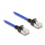 Kabel sieciowy DeLOCK RJ45 2m Cat6A U/FTP niebieski