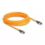 Kabel sieciowy DeLOCK RJ45 Samośledzący Kat.6A 10m Pomarańczowy