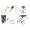 Kabel sieciowy DeLOCK RJ45 Self Tracing Kat.6A 1m Pomarańczowy