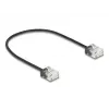 Kabel sieciowy DeLOCK RJ45 Cat.6 UTP 0,3 m czarny