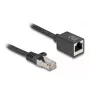 Kabel sieciowy DeLOCK 88052 RJ-45 Cat6a 0,5 m czarny