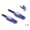 Kabel sieciowy DeLOCK 80926 RJ-45 Cat6 1m Czarny Fioletowy