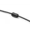 Zacisk ferrytowy DELOCK 80944, czarny, 25×13×11,5 mm, nikiel/tworzywo sztuczne/cynk, opakowanie 2 szt.