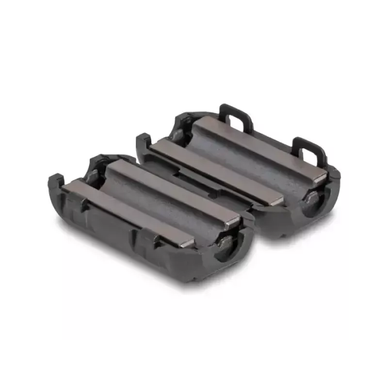 Zacisk ferrytowy DELOCK 80944, czarny, 25×13×11,5 mm, nikiel/tworzywo sztuczne/cynk, opakowanie 2 szt.