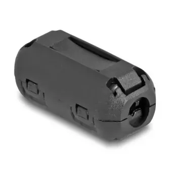 Zacisk ferrytowy DELOCK 80944, czarny, 25×13×11,5 mm, nikiel/tworzywo sztuczne/cynk, opakowanie 2 szt.