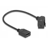 DeLOCK 67155 kabel zmieniacz płci złącza Mini DisplayPort DisplayPort Czarny 0,3 m