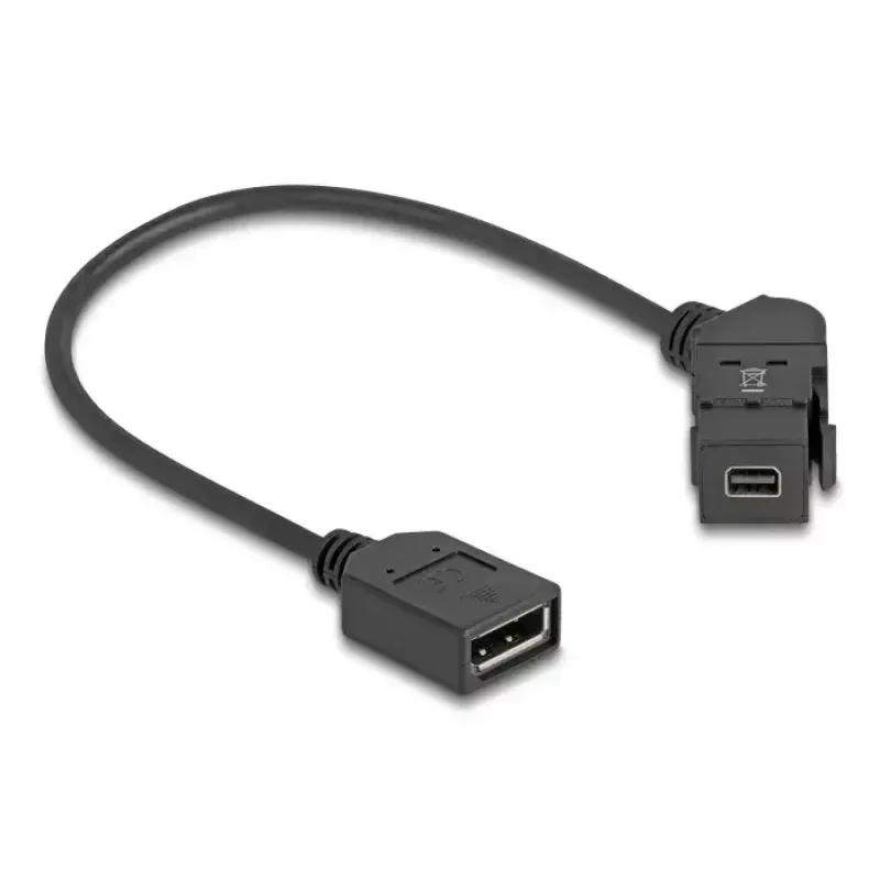 DeLOCK 67155 kabel zmieniacz płci złącza Mini DisplayPort DisplayPort Czarny 0,3 m