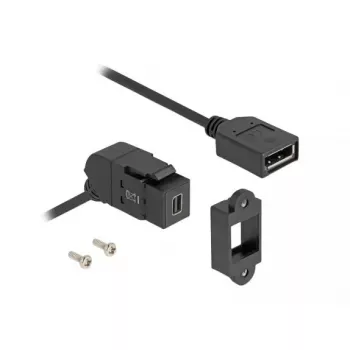 DeLOCK 67155 kabel zmieniacz płci złącza Mini DisplayPort DisplayPort Czarny 0,3 m