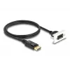 Moduł DeLOCK Easy 45 DisplayPort 8K 30 Hz z pigtailem 22,5 x 45 mm