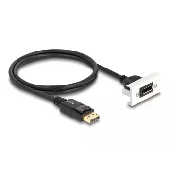 Moduł DeLOCK Easy 45 DisplayPort 8K 30 Hz z pigtailem 22,5 x 45 mm