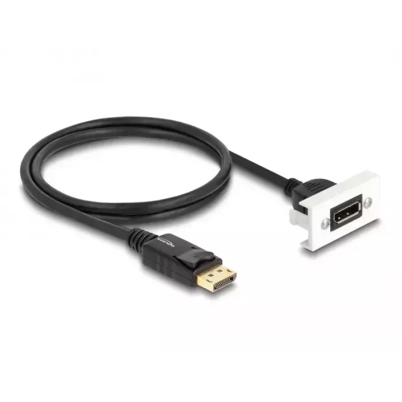 Moduł DeLOCK Easy 45 DisplayPort 8K 30 Hz z pigtailem 22,5 x 45 mm