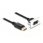 Moduł DeLOCK Easy 45 DisplayPort 8K 30 Hz z pigtailem 22,5 x 45 mm