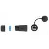 Kabel sieciowy DeLOCK 86701 RJ45 na RJ45 Kat.6A Czarny