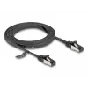 Kabel sieciowy DeLOCK RJ45 płaski patch kabel wtyk do wtyku kat.8.1 2 m czarny