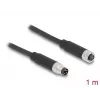 DeLOCK kabel M8 4-pinowy kodowany-A męski na żeński PUR TPU 1 m