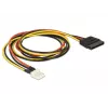 Kabel zasilający SATA DeLOCK 0.6m 83879