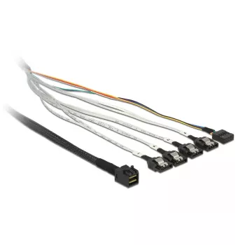 Kabel DeLOCK 0,5 m SFF-8643/4 x SATA 7p
