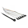 Kabel DeLOCK 0,5 m SFF-8643/4 x SATA 7p