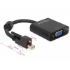 adapter kablowya wideo DeLOCK 62641 Mini DisplayPort na VGA 0,25 m