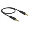 Kabel audio DeLOCK 85695 0,5 m 3,5 mm czarny