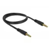 Kabel audio DeLOCK 85696 1m 3.5mm Czarny