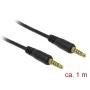 Kabel audio DeLOCK 85696 1m 3.5mm Czarny