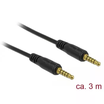 Kabel audio DeLOCK 85698 3 m 3,5 mm czarny