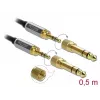 Przewód audio DeLOCK 85784 0,5 m 3,5 mm czarno-szary