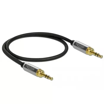 Przewód audio DeLOCK 85784 0,5 m 3,5 mm czarno-szary