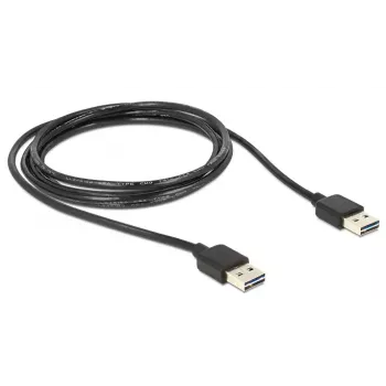 Kabel USB DeLOCK 5m USB 2.0 A USB A Czarny