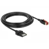 Kabel zasilający DeLOCK 85480 4m PoweredUSB Czarny
