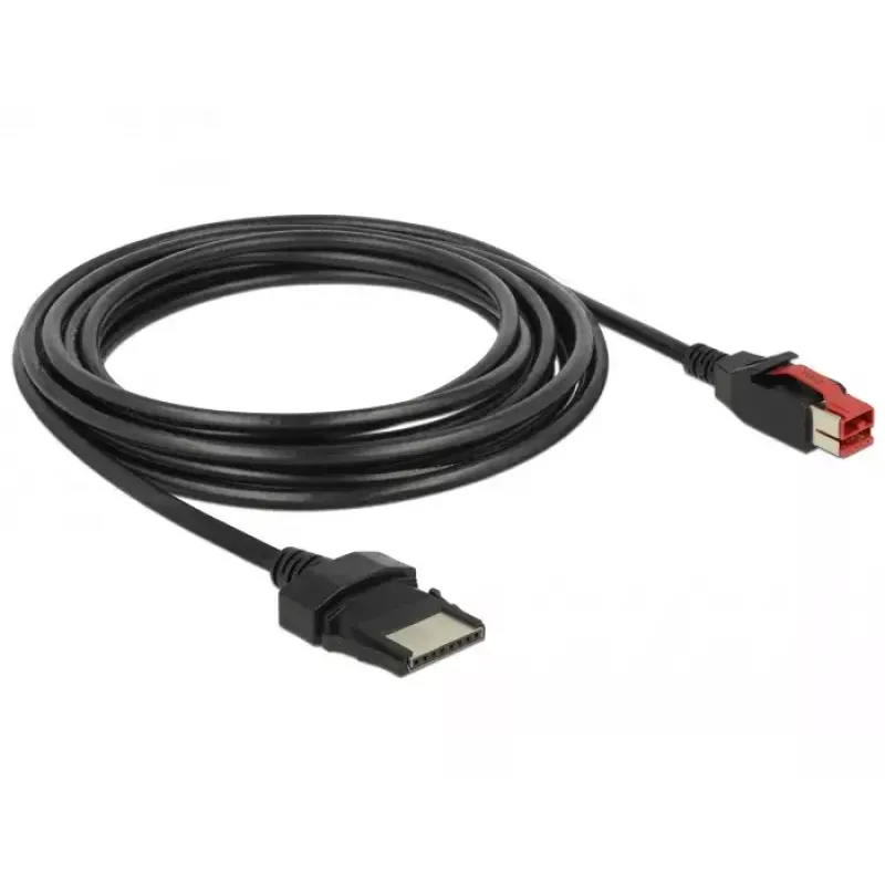 Kabel zasilający DeLOCK 85480 4m PoweredUSB Czarny