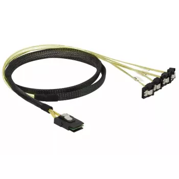 Wewnętrzny kabel zasilający DeLOCK 85687 1 m Mini SAS SFF-8087 na 4 SATA