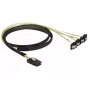 Wewnętrzny kabel zasilający DeLOCK 85687 1 m Mini SAS SFF-8087 na 4 SATA