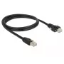 Kabel sieciowy DeLOCK 85667 RJ-45 Cat6 1m Czarny
